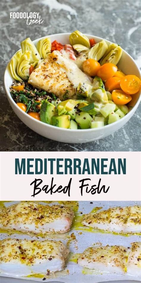 This Easy Baked Fish Recipe Is The Main Protein In The Mediter