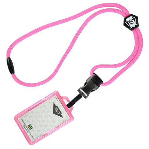specialist id heavy duty lanyard and identity stronghold 2 card rfid blocking badge holder 2