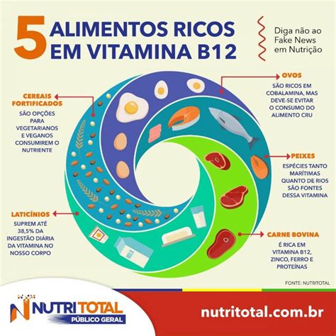 5 Alimentos Ricos Em Vitamina B12 Nutritotal Para Todos