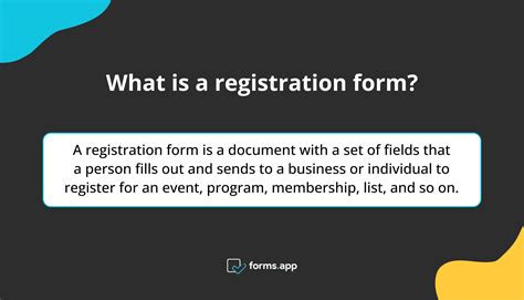 What Is A Registration Form Definition And Free Templates Formsapp