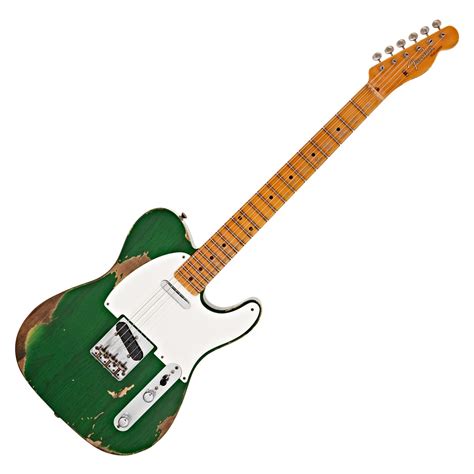 Fender Custom Shop Heavy Relic 57 Telecaster Emerald Green Gear4music