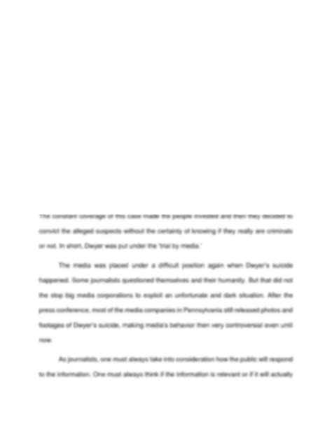 SOLUTION: The Role of Media in the Budd Dwyer Case Summary - Studypool