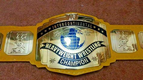 Wwf Intercontinental Heavyweight Wrestling Championship Replica Belt