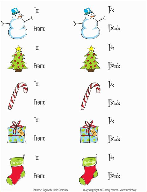 Christmas Labels Free Printable Templates Of Santa S Little T To You