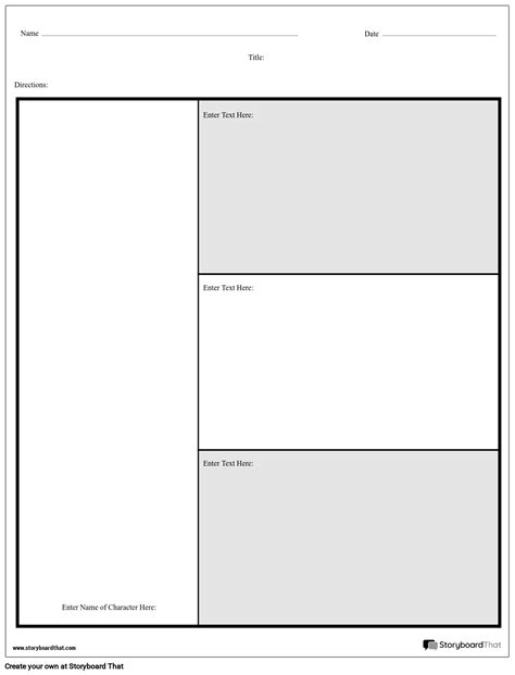 Character Map Template — Character Map Maker Storyboardthat