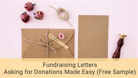 Cartas Para Recaudar Fondos Pedir Donaciones Es Fácil Plantilla