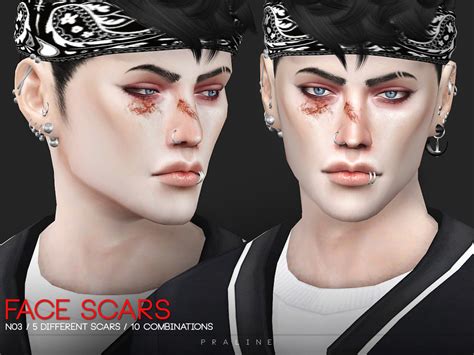 The Sims Resource Face Scars N03