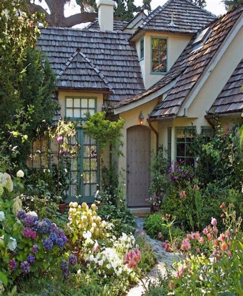 Adorable Cottage Surrounded By A Fairytale Garden English Cottage