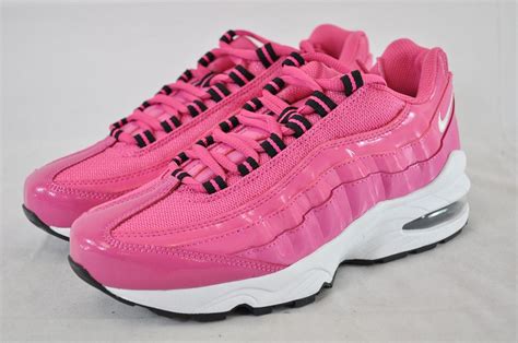 Nike Air Max 95 Gs 310830 600 Desert Pink White Breast Cancer Awareness Shoes Ebay