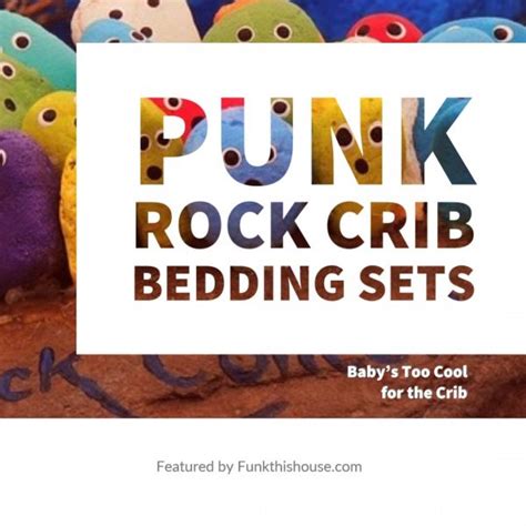 See more ideas about western crib bedding, crib bedding, western crib. Punk Rock Crib Sets - Baby's Too Cool for the Crib