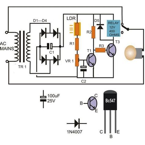 Automatic Day Night Switch Circuits Explained Homemade Circuit Projects
