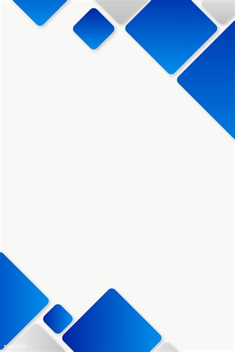 Blue Geometric Template Design Element Free Image By