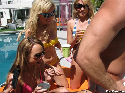 Awesome Poolside Group Sex Action Performed Xxx Dessert Picture 2