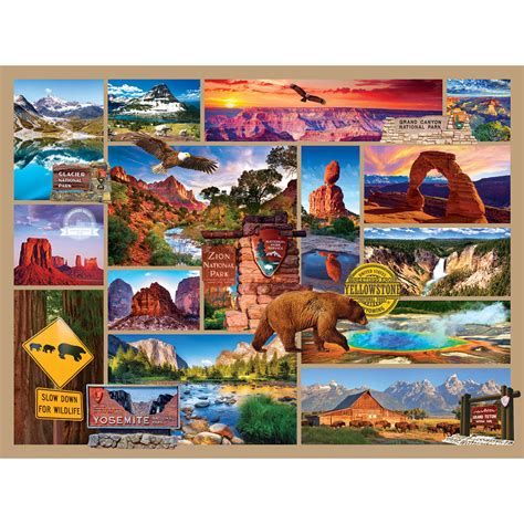 Amazon photos unlimited photo storage free with prime. National Parks 500 Piece Collage Jigsaw Puzzle | Bits and ...