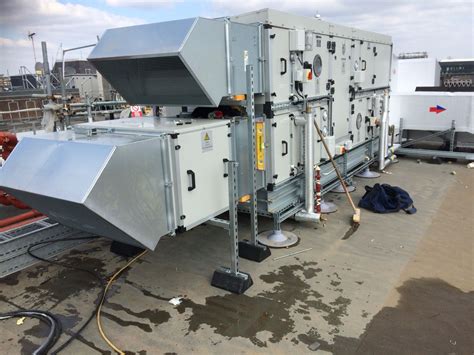 New Air Handling Units installed on the roof in London | Davis & Birch