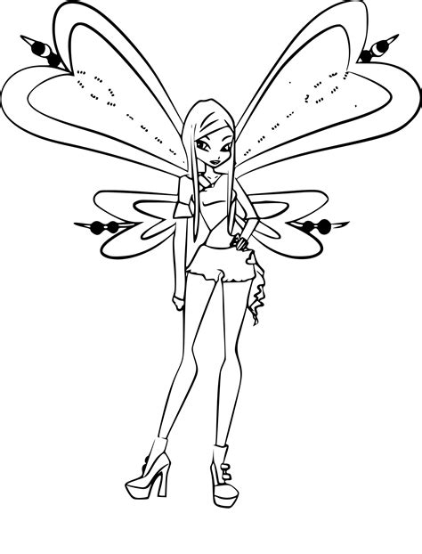 Cartoons Winx Club Winx Club Roxy Coloring Pages Porn Sex Picture