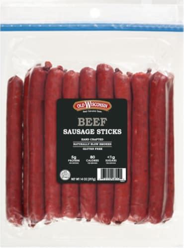 Old Wisconsin Beef Sausage Snack Sticks 14 Oz Kroger