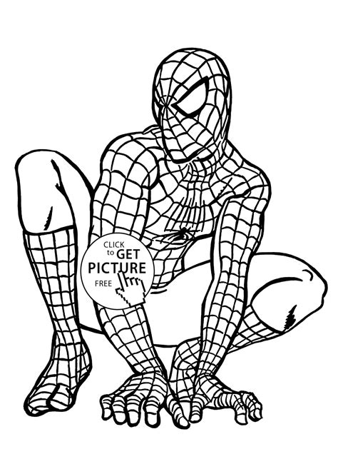 Printable spiderman logo coloring page. Spider man coloring pages for kids printable free ...