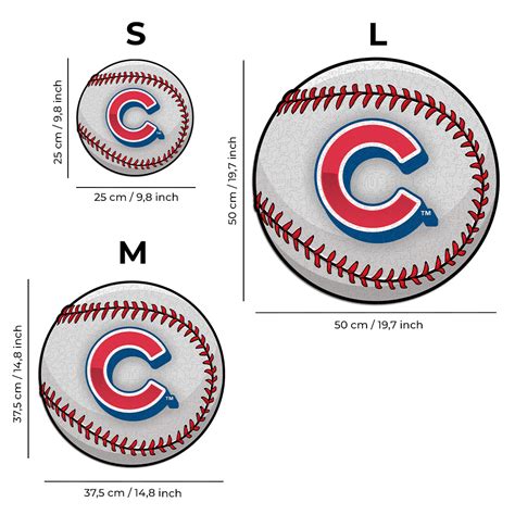 Chicago Cubs Official Wooden Puzzle Iconic Puzzles
