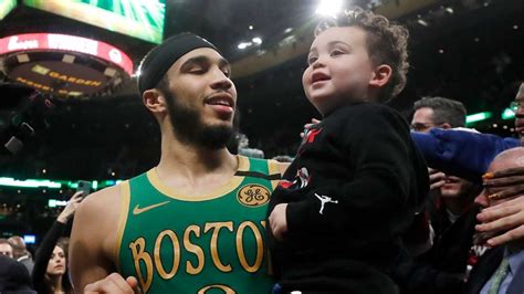 Jayson tatum is one of two players back representing the united states from the 2019 usa world cup team. Celtics star Jayson Tatum reunites with 2-year-old son in ...