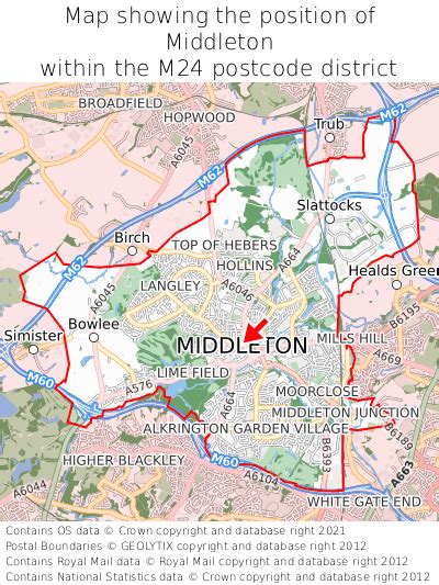 Middleton Map Position In M24 000001 