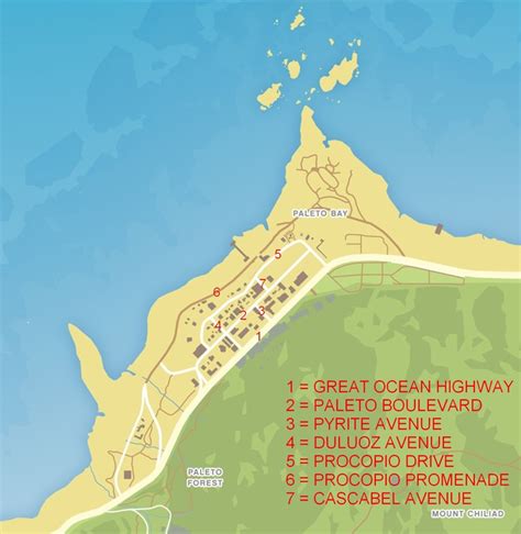 Paleto Bay Gta Map