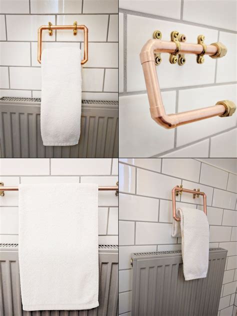 Copper Bathroom Accessory Set With Brass Or Chrome Accents Etsy