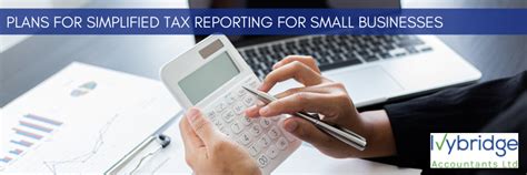 Plans For Simplified Tax Reporting For Self Employed And Small
