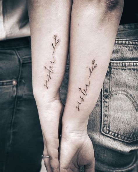 Updated 40 Matching Sister Tattoos Youll Both Love