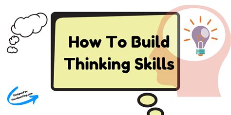 How To Build Thinking Skills Personal Development