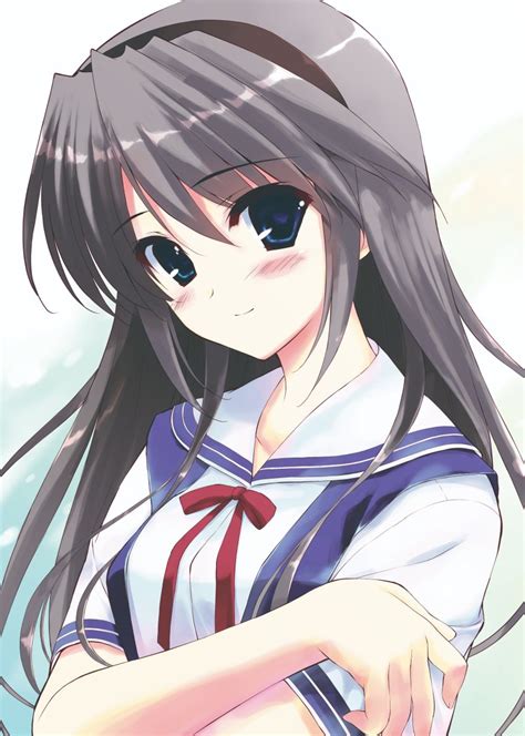 fumio ura fmo sakagami tomoyo clannad tomoyo after silver hair absurdres commentary