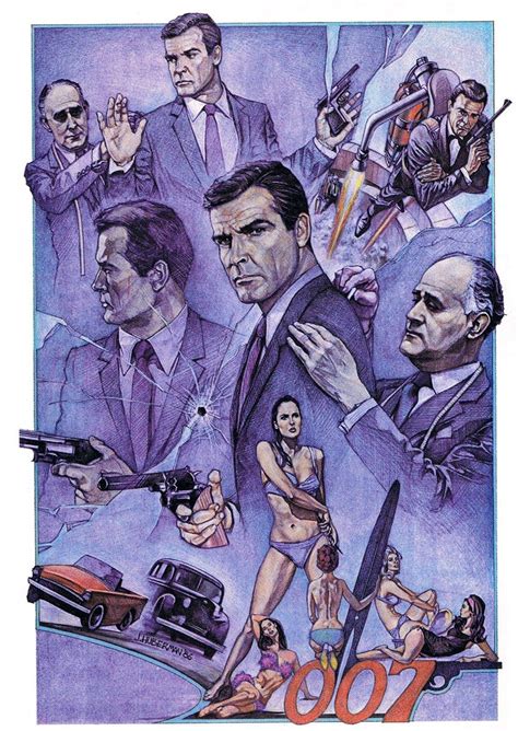 James Bond 007 Artwork James Bond James Bond Movie Posters James