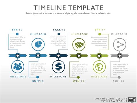 Six Phase Creative Timeline Graphic Timeline Design Project Timeline