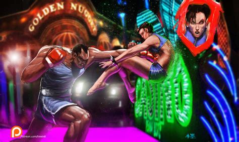 Balrog Vs Chun Li By Tree Ink On Deviantart