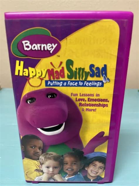 Barney Mad Silly Sad Putting A Face To Feeling Vhs 2003 1199 Picclick