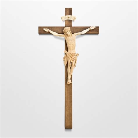 Divine Mercy Crucifix With Simple Cross Albl Oberammergau