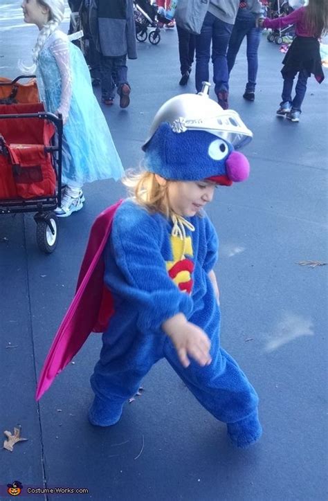 Super Grover Baby Costume In 2023 Baby Costumes Halloween Costume