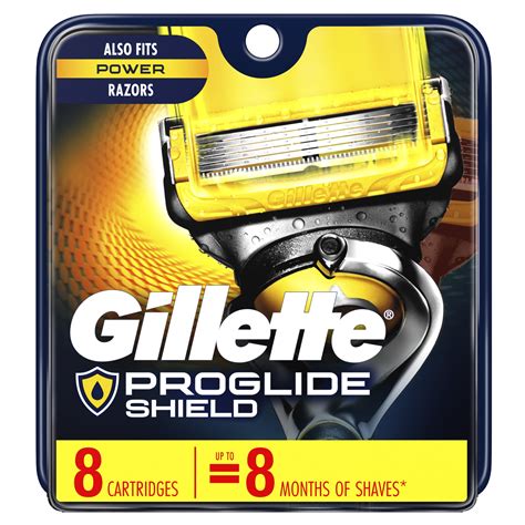 gillette proglide shield men s razor blades 8 blade refills