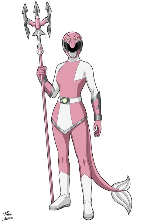 Pink Ranger Plesiosaur Commission By Phil Cho On Deviantart Pink Power Rangers Power Rangers