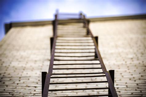 Fire Metal Rusty Stairs Stock Image Image Of Rusty 143146021
