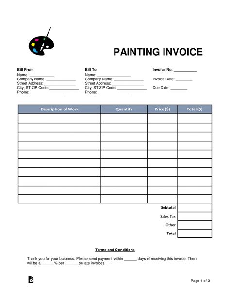 Printable Exterior House Painting Estimate Template Excel Updated By