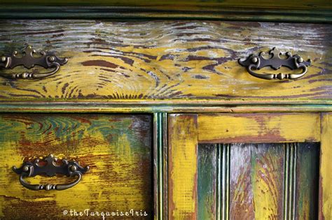Hand Painted Mustard Yellow Accent Table Makeover You Dont Want To