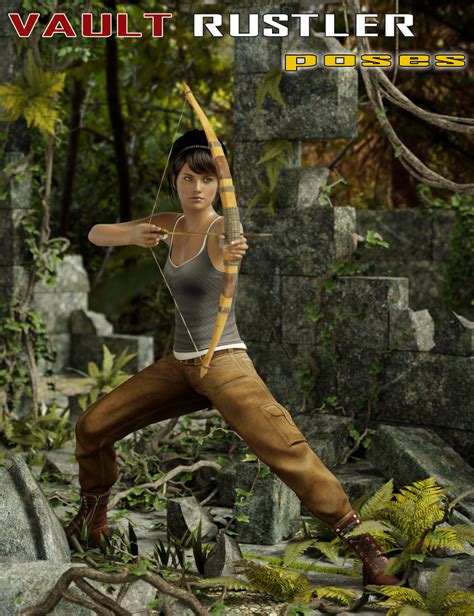 Vault Rustler Poses For Genesis 2 Females Daz 3d