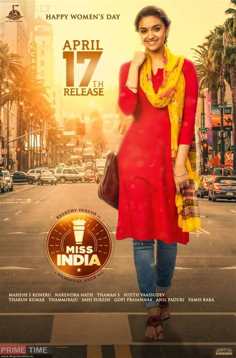 Keerthi Suresh Movie Miss India New Poster Released The PrimeTime