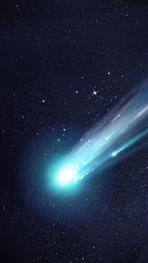 Blue Comet Astronomy Wallpaper Space Space Artwork