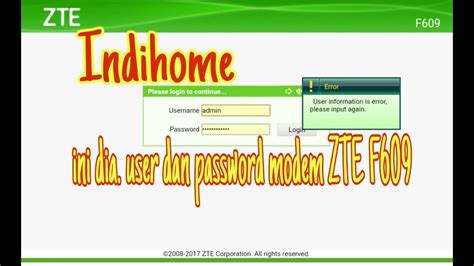 Sendcmd 1 db p devauth info ( press enter). Zte F609 Password Default - Configuring ONT ZTE F660 ...