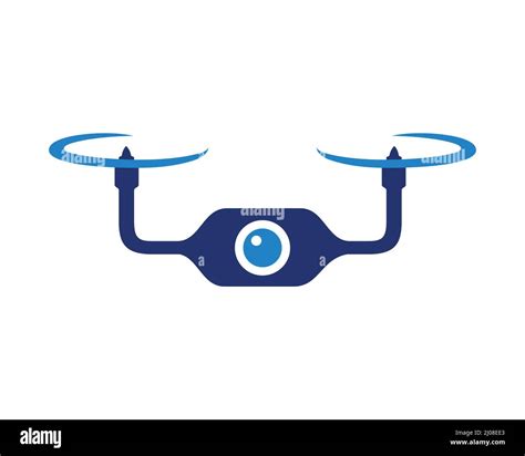 Drone Aerial Photography And Aerial Videography Symbol Stock Vector