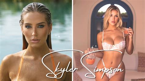 Skyler Simpson American Model Instagram Influencer Biography And Info Youtube