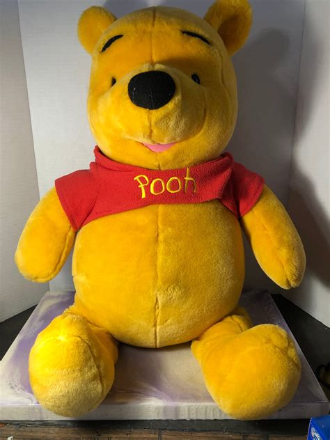 Large 2ft Winnie The Pooh Sitting Plush Stuffed Animal 30 Inch Tall
