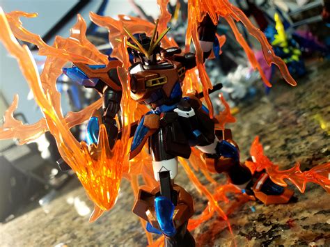 Custom Kamiki Burning Gundam Gunpla